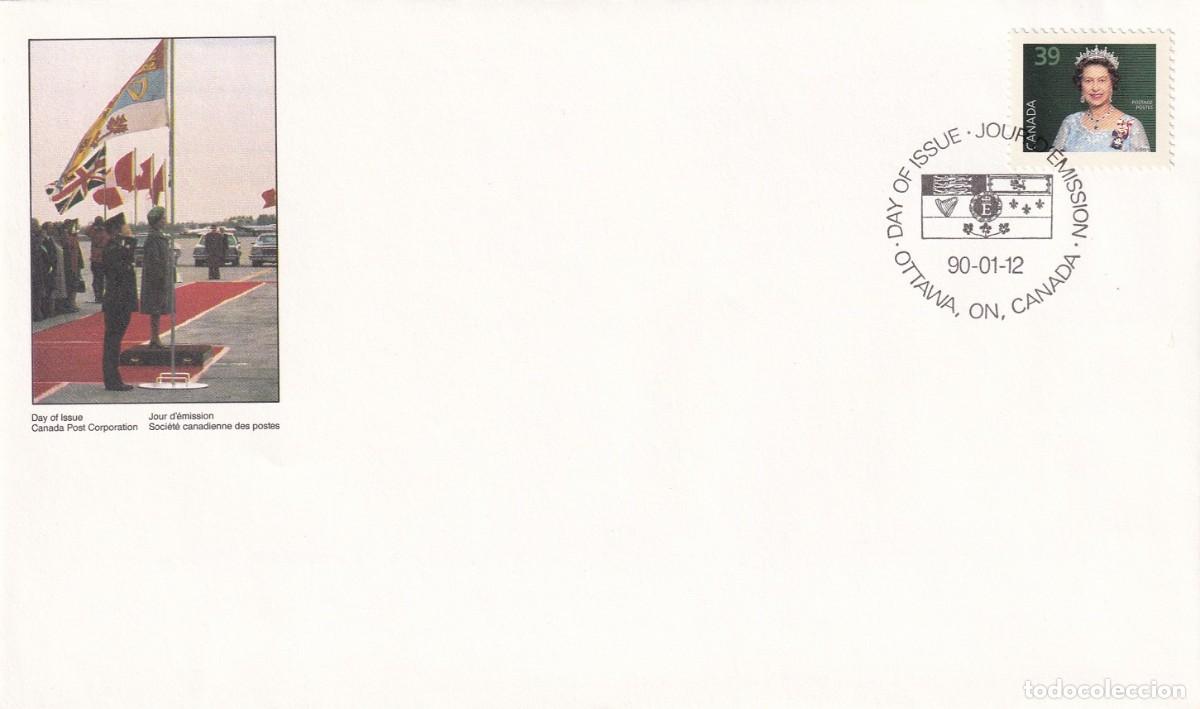 Sellos: FDC Canad&aacute; 1990 - Isabel II - Foto 1