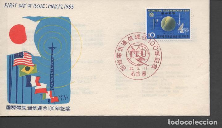 Francobolli: JAPON JAPAN CC SELLO 1965 CENTENARIO UIT ITU TELECOM