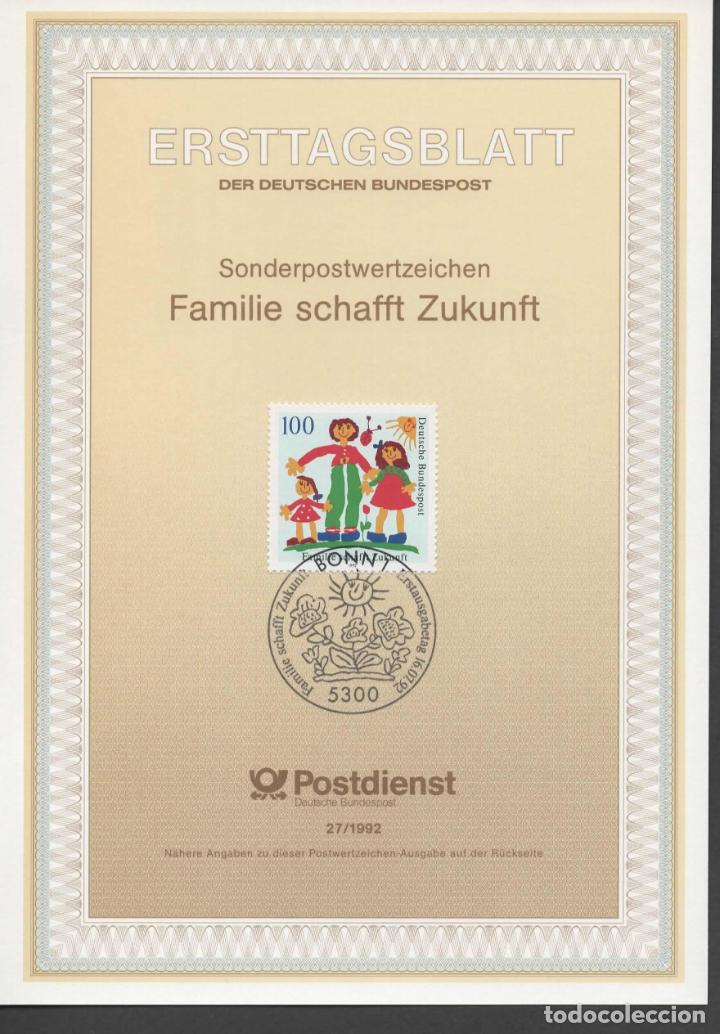 Timbres: ALEMANIA FAMILIA Y FUTURO