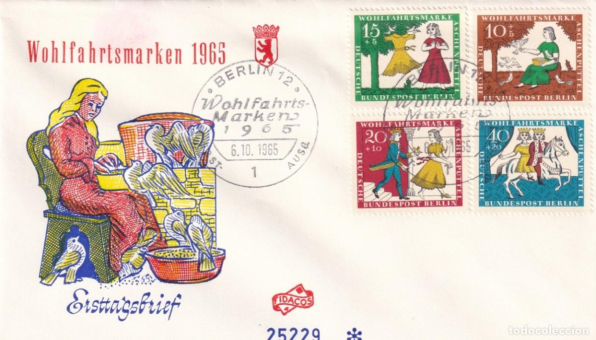 Timbres: 1965 Sobre Alemania Berl&iacute;n - Cuentos &middot; Infantil / La Cenicienta - Wohlfahrtsmarken 1965