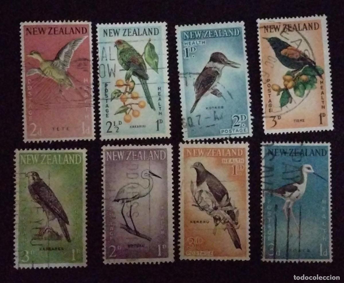 Timbres: SL) NEW ZEALAND BIRDS USED STAMPS