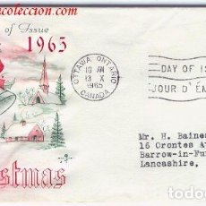 Sellos: FIRST DAY OF YSSUE 1965 CHRISTMAS