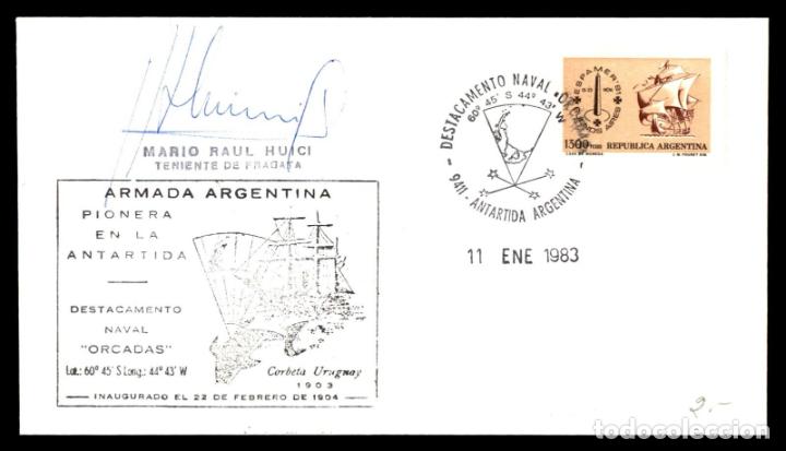 Selos: ARGENTINA ANTARTIDA ANTARCTIC 1983 DESTACAMENTO NAVAL ORCADAS