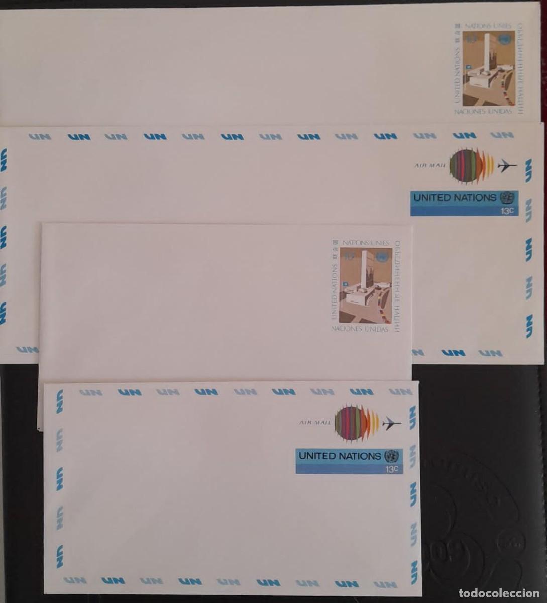 Briefmarken: SL) NEW UNITED NATIONS AIR MAIL ENVELOPES