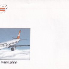 Sellos: AUSTRIA / WIPA 2000 ÖSTERREICH - AUSTRIAN AIRLINES / WIENN LÄDT ZUR WIPA 2000 - VIENNA INVITES TO...