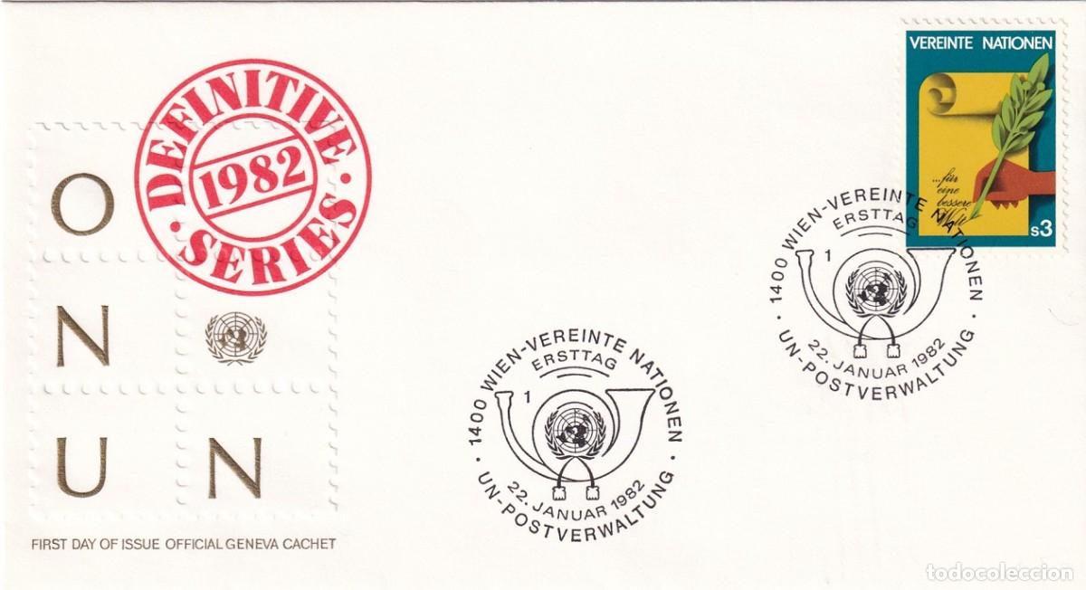 Timbres: ONU Naciones Unidas UN 1982 - Por un mundo mejor / Definitive series