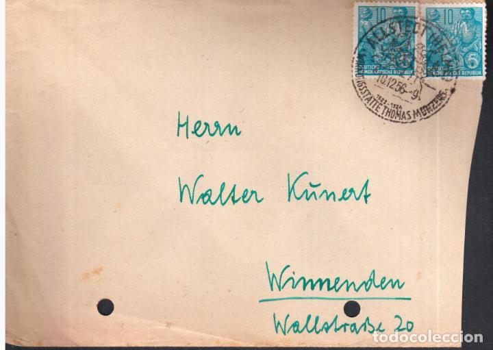 Francobolli: ALEMANIA DDR ALLSTEDT 1956