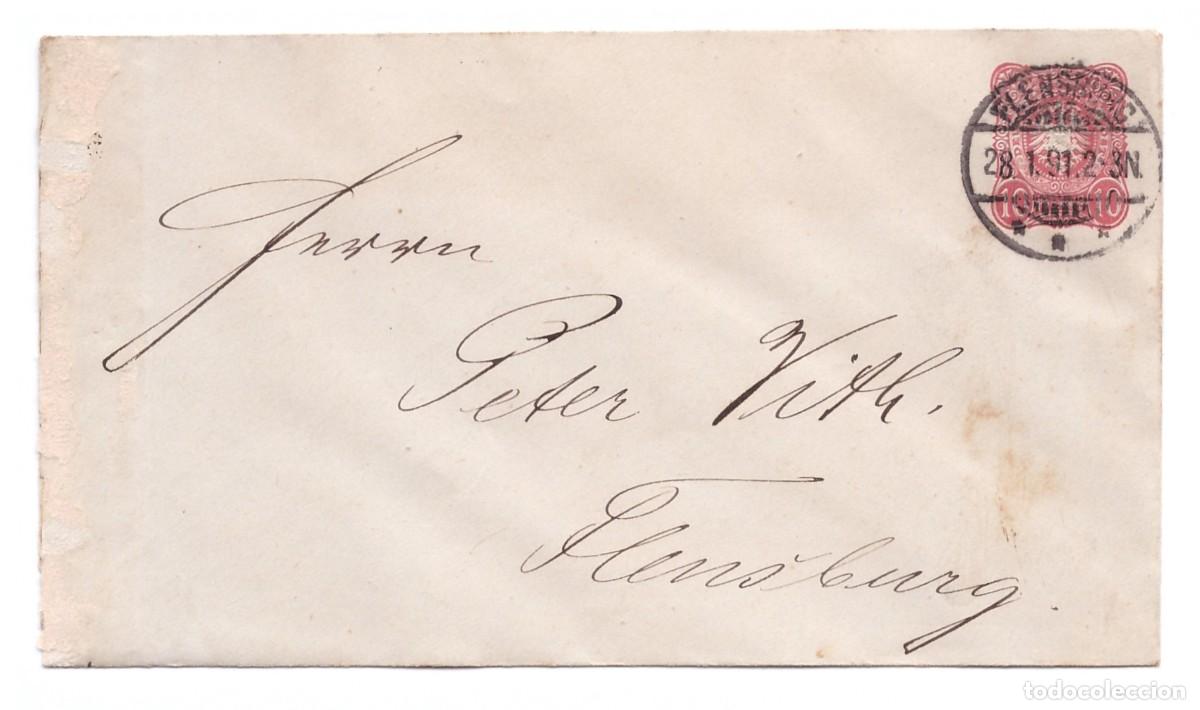 Sellos: IMPERIO ALEM&Aacute;N / SOBRE CIRCULADO EN 1891 - Foto 1