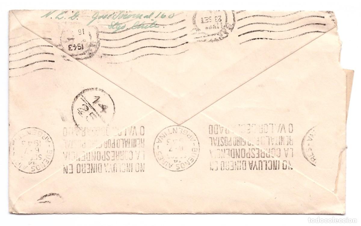 Sellos: CHILE / SOBRE CON CORRESPONDENCIA - Foto 2