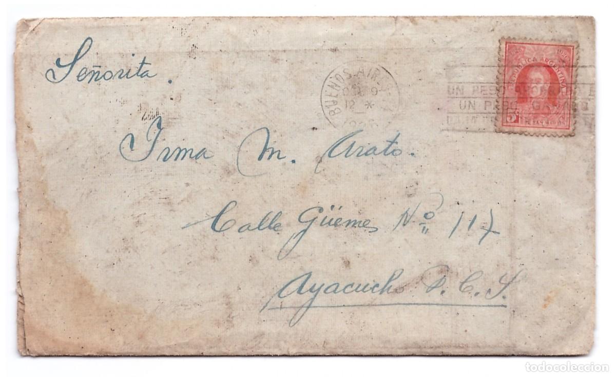 Sellos: ARGENTINA / SOBRE CON CORRESPONDENCIA - Foto 1