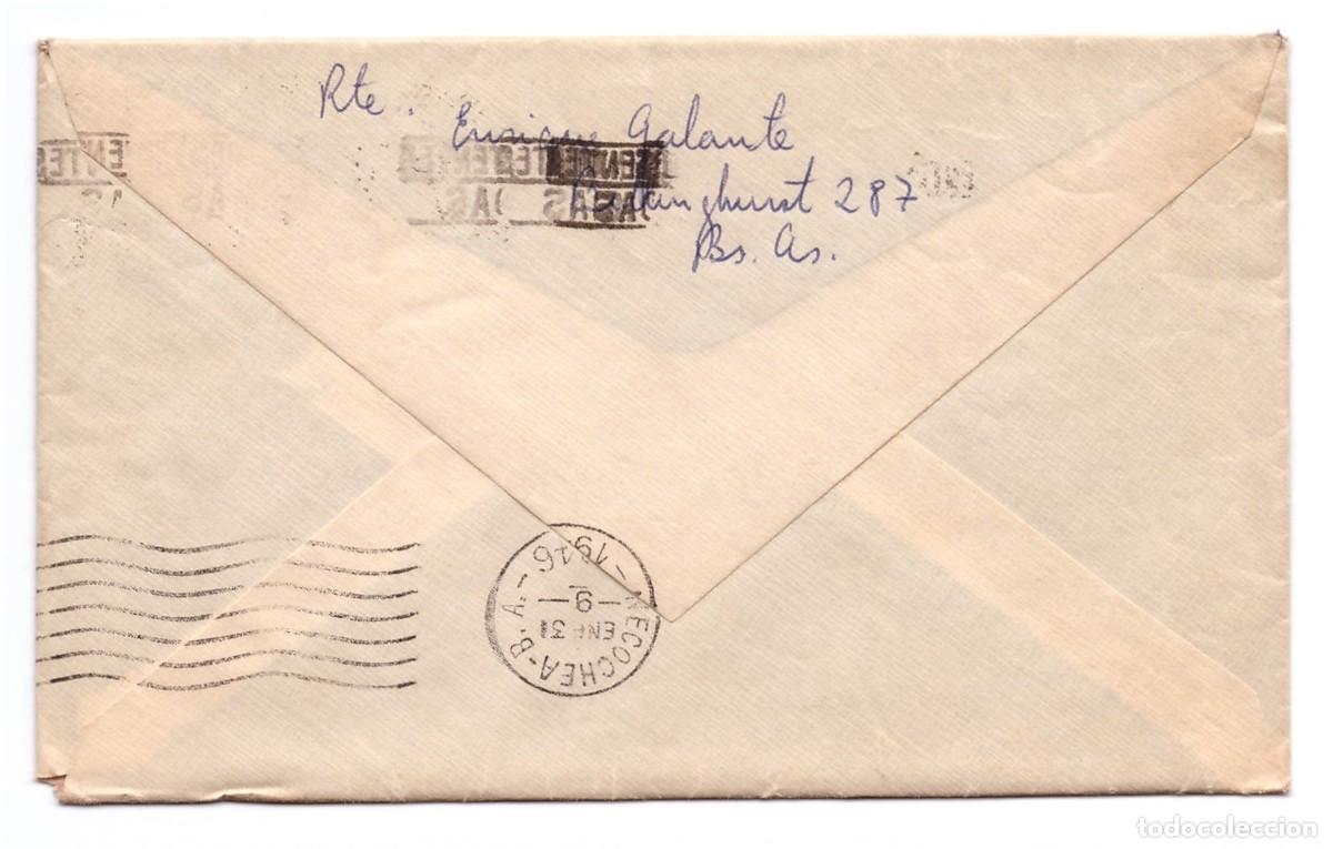 Sellos: ARGENTINA / SOBRE CON CORRESPONDENCIA - Foto 2