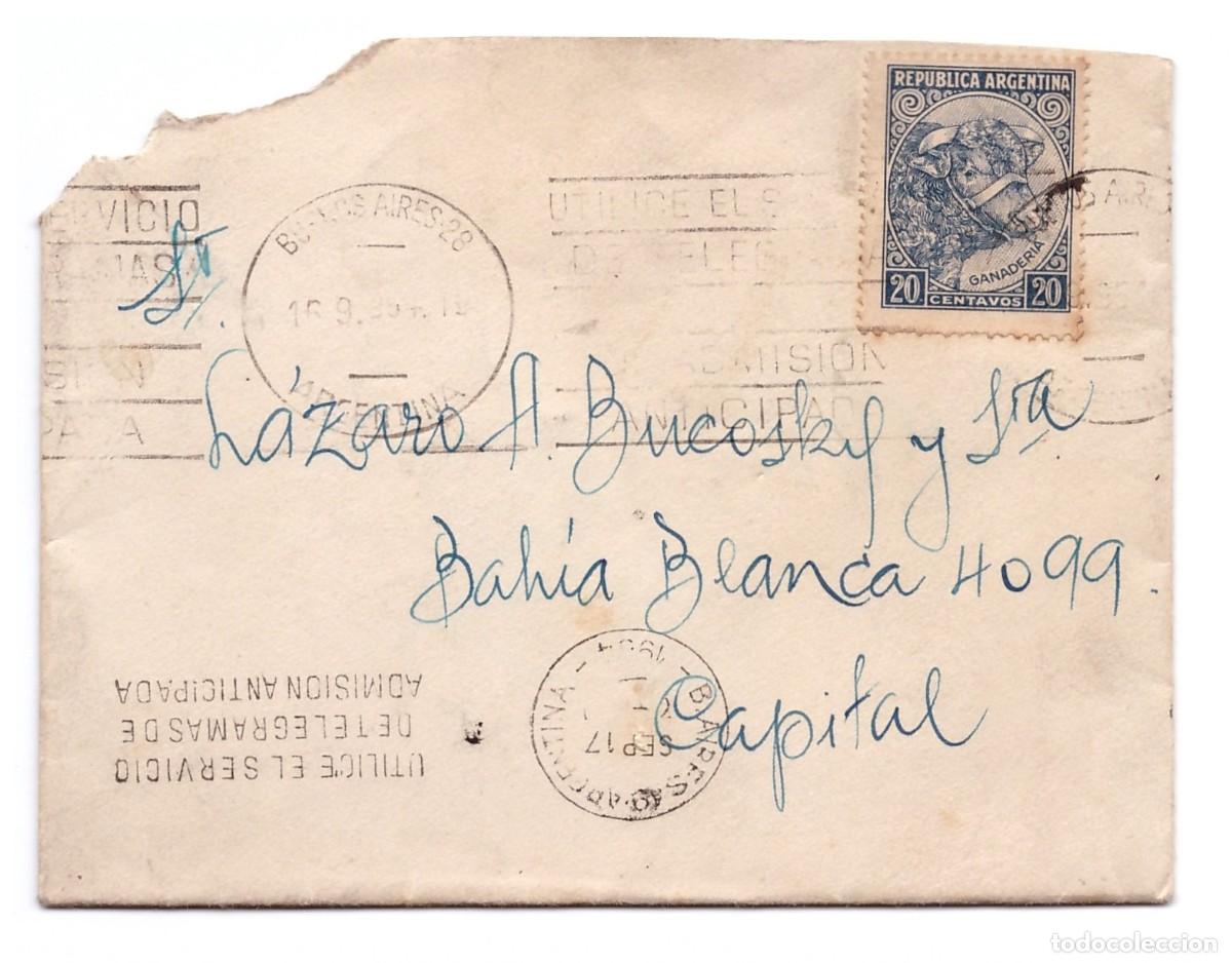 Sellos: ARGENTINA / SOBRE CON CORRESPONDENCIA - Foto 1