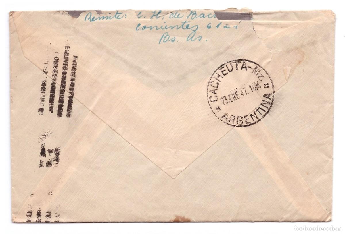 Sellos: ARGENTINA / SOBRE CON CORRESPONDENCIA - Foto 2