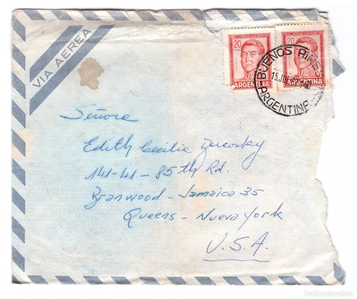 Sellos: ARGENTINA / SOBRE CON CORRESPONDENCIA - Foto 1