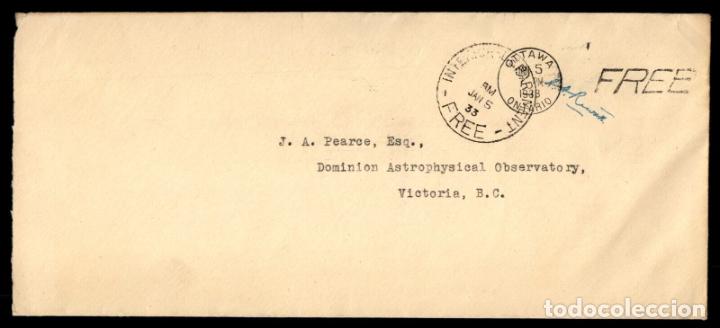 Briefmarken: CANADA OTTAWA 1933 FREE LETTER LEPARTMENT OFFICIAL