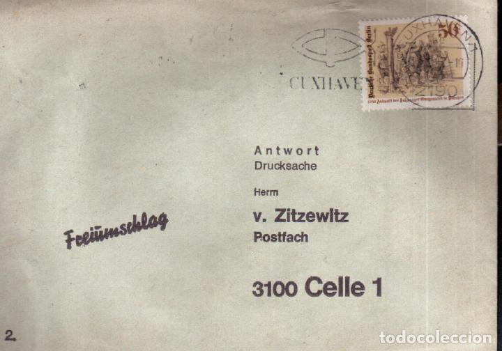Briefmarken: ALEMANIA BERLIN CUXHAVEN EMIGRACION