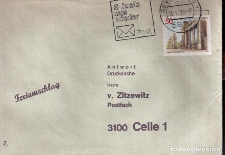 Briefmarken: ALEMANIA PUERTA DE CHARLOTENBURG ARQUITECTURA
