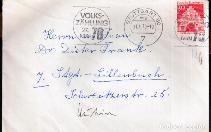 Briefmarken: ALEMANIA STUTTGART 1970 VOLKS ZAHLUNG