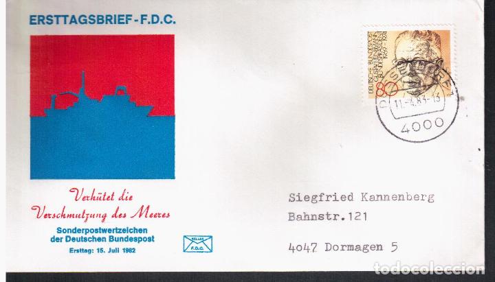 Sellos: ALEMANIA DUSSELDORF 1983 GUSTAV HEINEMANN PRESIDENTE