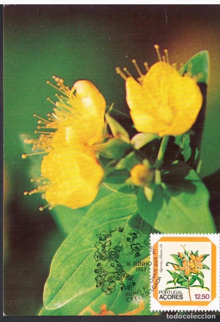 Stamps: PORTUGAL AZORES FLOR FLOWER