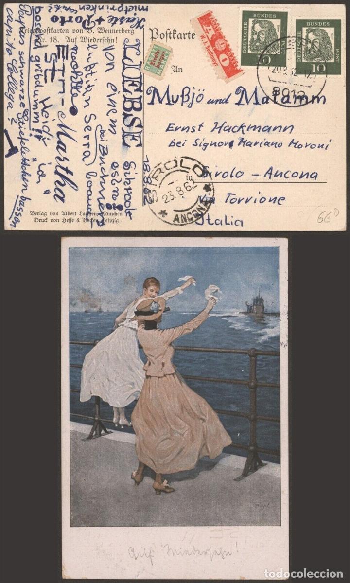 Stamps: ALEMANIA TP A TIROLO ANCONA ITALIA SELLOS DURERO DURER RABATT MARKE PINTURA