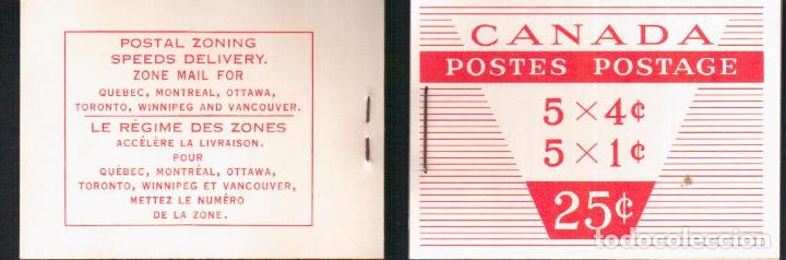 Sellos: CANADA CARNET BOOKLET SERIE BASICA - Foto 1
