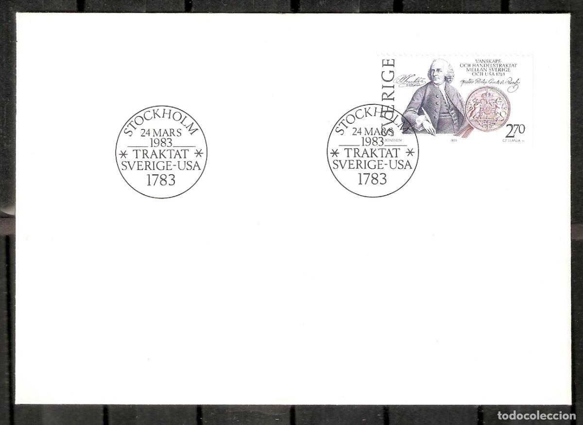 Selos: SUECIA.1983 SPD. TRATADO SUECIA-USA 1783