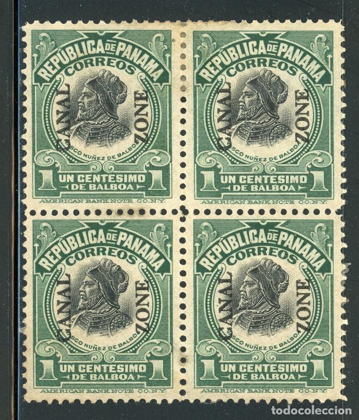 Timbres: PANAMA VASCO NU&Ntilde;OZ DE BALBOA BADAJOZ EXPLORADOR SOBRECARGA CANAL ZONE