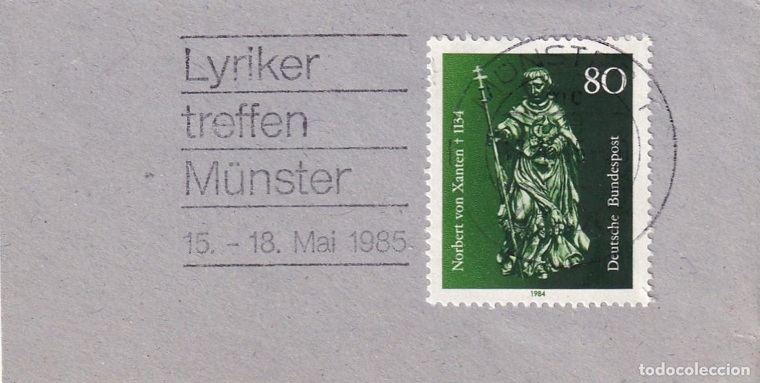 Francobolli: Marcofilia 1985 M&uuml;nster - Encuentro de poetas / Lyriker treffen M&uuml;nster - San Norberto de Xanten ...