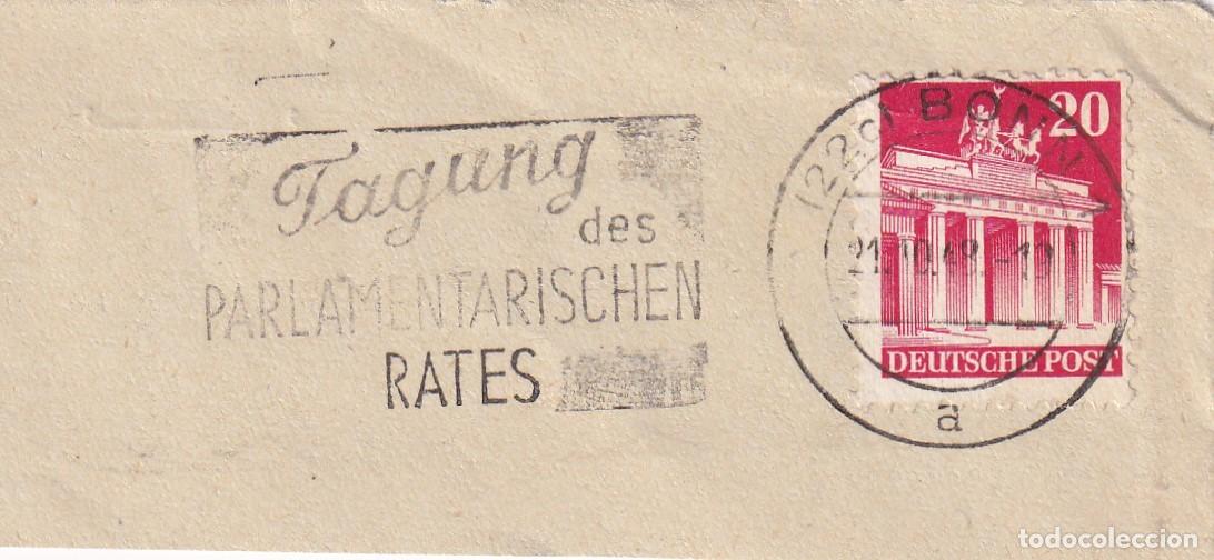 Francobolli: Marcofilia 1948 Bon - Reuni&oacute;n del Consejo parlamentario / Tagung des Parlamentarischen rates - Bon..