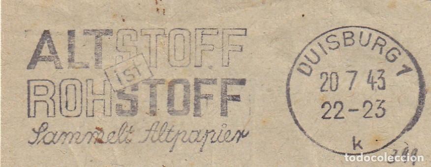 Stamps: Marcofilia 1943 / Altstoff ist rohstoff Sammelt Altpapier - Duisburg 1943