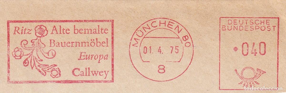 Selos: Marcofilia Munich 1975 / Ritz Alte bemalte Bauernm&ouml;bel Europa Callwey - M&uuml;nchen 75