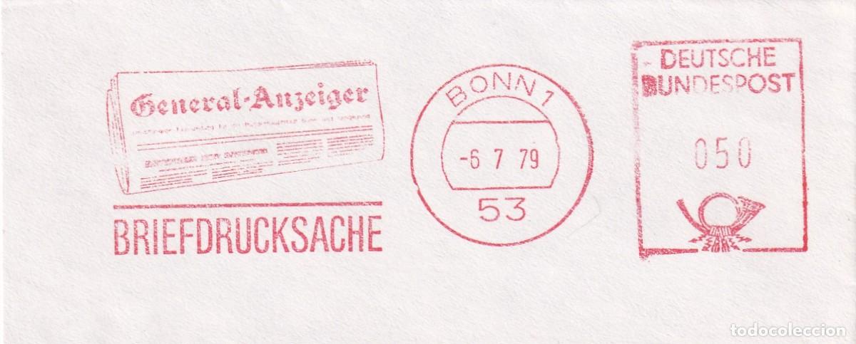Selos: Marcofilia Bon 1979 - Papel &middot; Papeler&iacute;a / General Anzeiger - Briefdrucksache &middot; Bonn 79