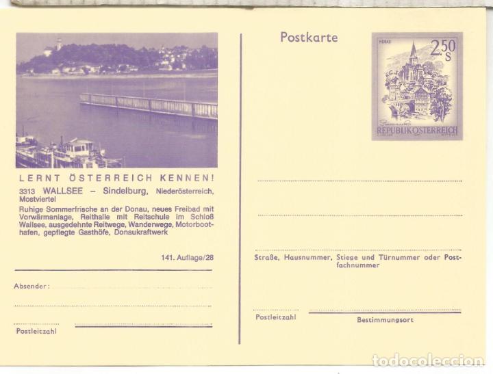 Sellos: AUSTRIA ENTERO POSTAL WALLSEE BARCO - Foto 1