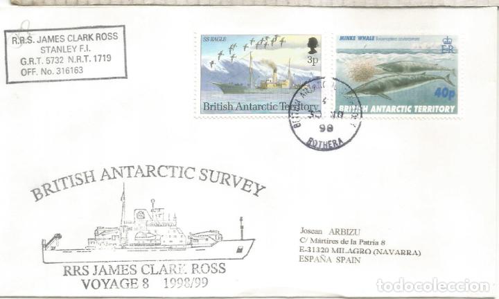 Francobolli: ANTARTIDA ANTARCTIC BRITISH TERRITORY ROTHERA RRS JAMES CLARK ROSS VOYAGE 8