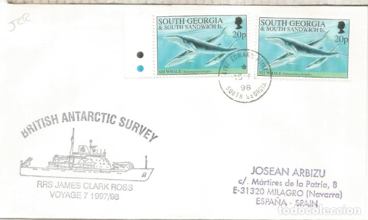 Francobolli: ANTARTIDA ANTARCTIC BRITISH TERRITORY RRS JAMES CLARK ROSS VOYAGE 7