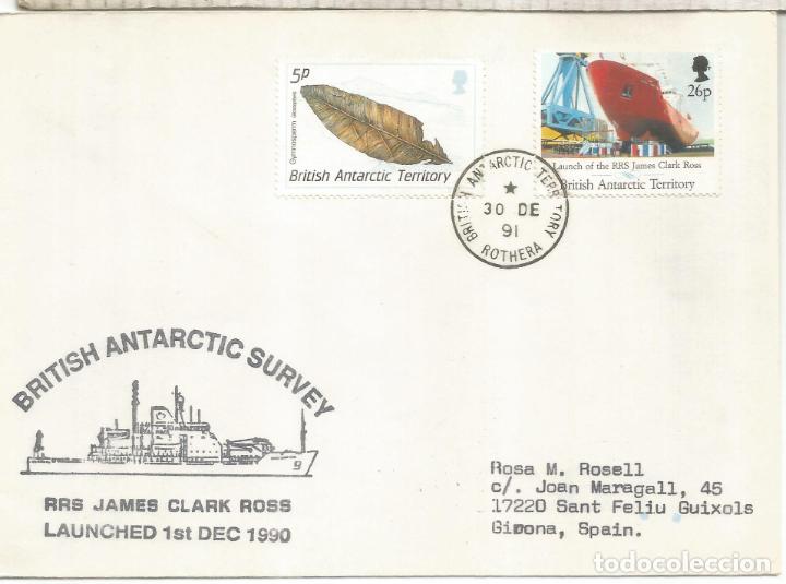 Francobolli: ANTARTIDA ANTARCTIC BRITISH TERRITORY RRS JAMES CLARK ROSS 1990