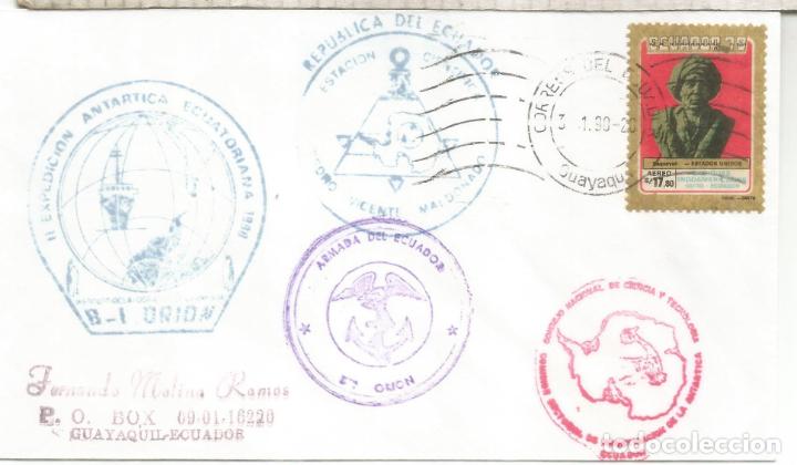 Francobolli: ANTARTIDA ANTARCTIC ECUADOR BASE VICENTE MALDONADO 1990