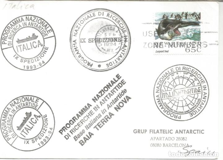 Francobolli: ANTARTIDA ANTARCTIC ITALIA NEW ZEALAND IX SPEDIZIONE ITALICA