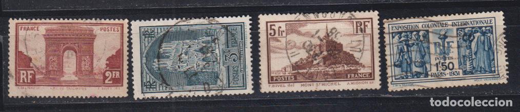 Sellos: Francia. Yvert 258-60. Usados - Foto 1