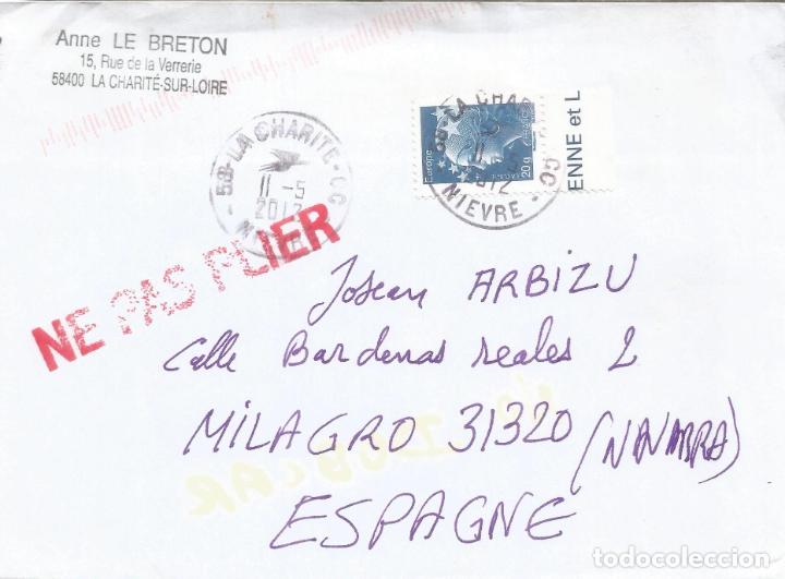 Sellos: FRANCIA CC SELLO MARIANNE 2012 - Foto 1