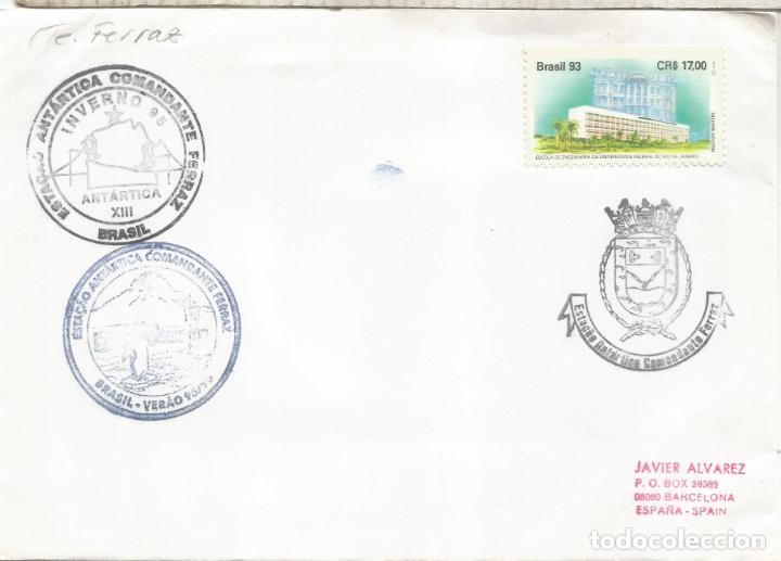 Sellos: ANTARTIDA ANTARCTIC BRASIL BASE FERRAZ - Foto 1