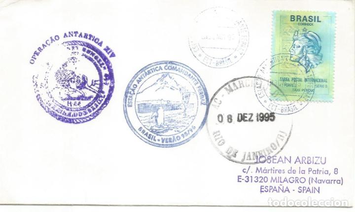 Stamps: ANTARTIDA ANTARCTIC BRASIL BASE FERRAZ 1995