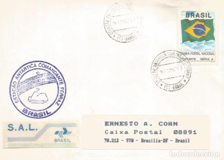 Stamps: ANTARTIDA ANTARCTIC BRASIL BASE FERRAZ 1993