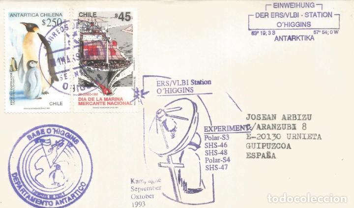Briefmarken: ANTARTIDA ANTARCTIC CHILE CC DESDE BASE O HIGGINS 1993