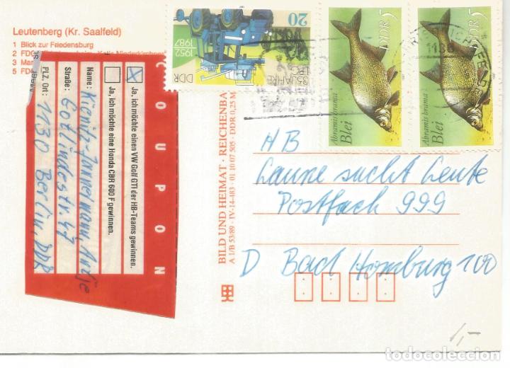 Francobolli: ALEMANIA DDR LEUTENBERG SELLOS TRACTOR PEZ FISH