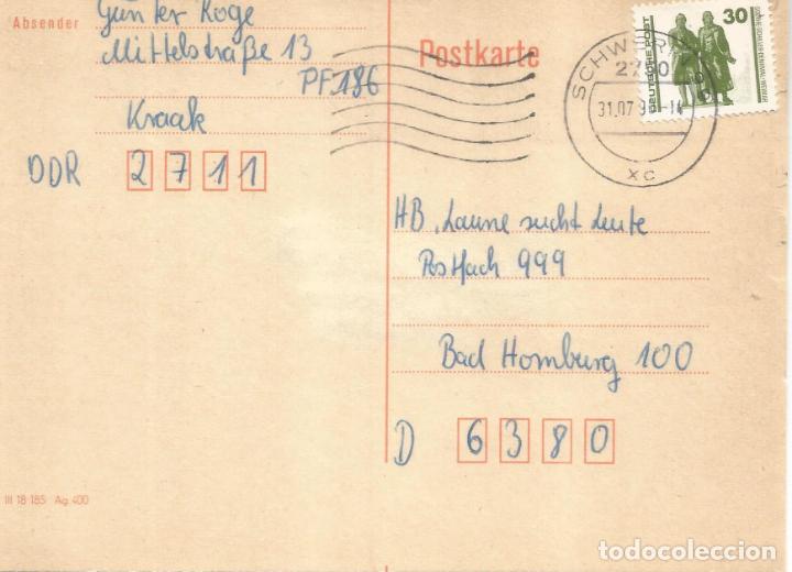 Sellos: ALEMANIA DDR SCHWERIN - Foto 1