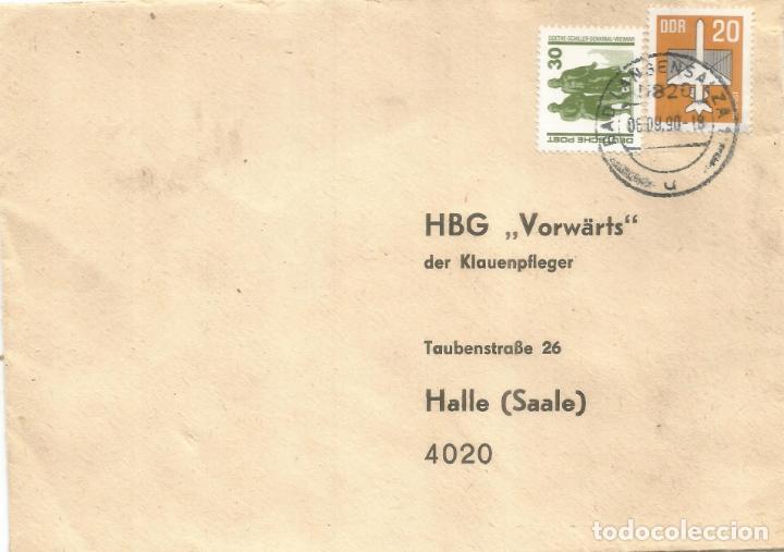 Stamps: ALEMANIA DDR BAD LANGENSALZE 1990