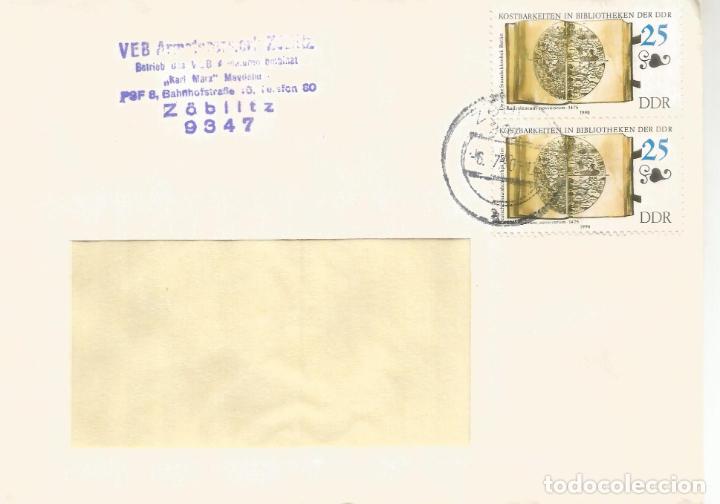 Briefmarken: ALEMANIA DDR ZOBLITZ LIBRO BOOK BIBLIOTECA CARTOGRAFIA