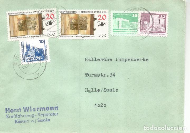 Briefmarken: ALEMANIA DDR KONNERN LIBRO BOOK BIBLIOTECA